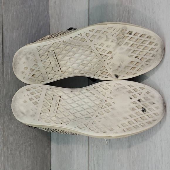 Giuseppe zanotti Mens Snakeskin Zipper Leather sneakers size 40 /6 - Picture 10 of 16